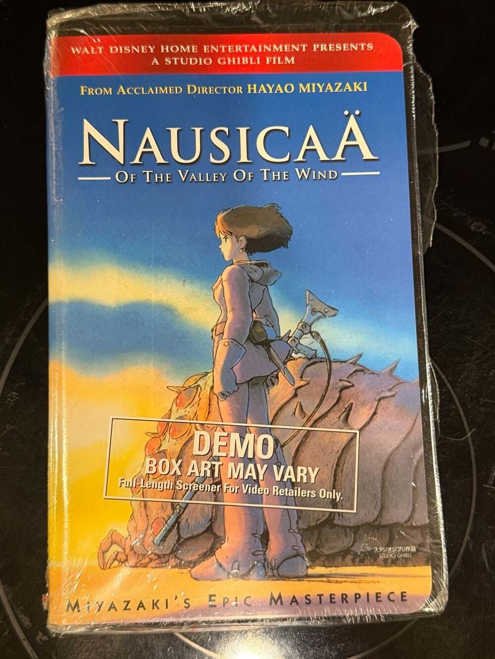 Nausica of the Valley of the Wind VHS Demo Disney Promo copy